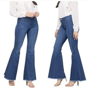 Judy Blue High-Waisted Super Flare Cotton Stretch Bell Bottom Denim Jeans(9/29)